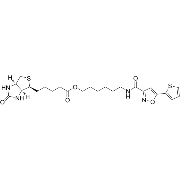 Biotinylated isoxazole 1377605-22-5